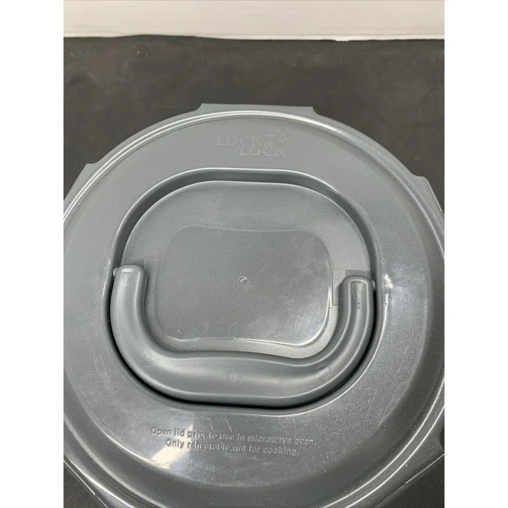 7pc Lock N Lock Round Container Set Dishwasher Freezer Microwave Safe